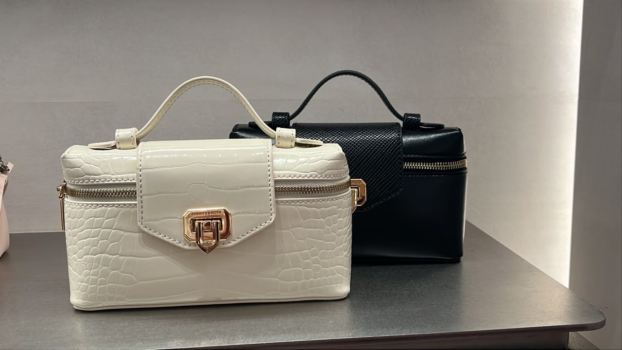 Charles & Keith Croc-Effect Vanity Top Handle Bag Collection