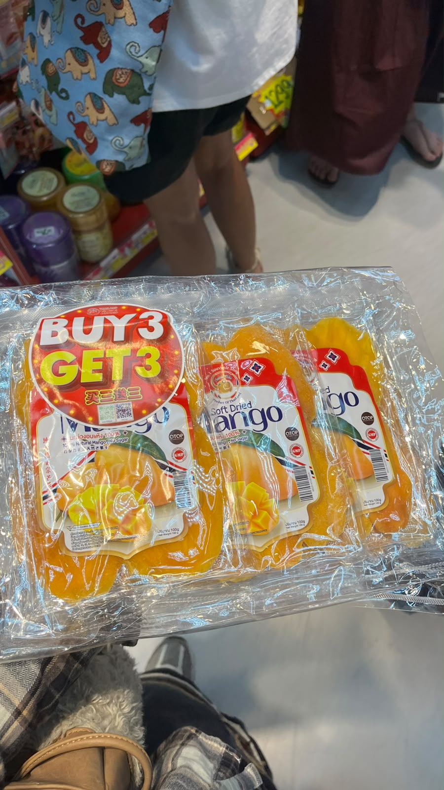 No.1 Souvenir Shop Soft Dried Mango 100g (Paket Buy 3 Get 3)