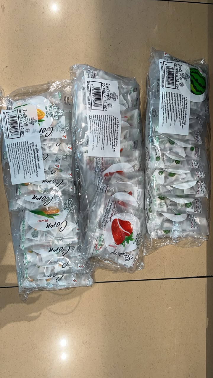 My Chewy Milk Candy Multi-Pack (36g x 12 pcs) / Permen Susu Kunyah Renteng Thailand