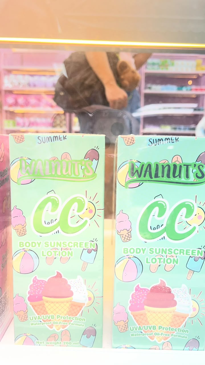 Walnut's CC Body Sunscreen Lotion Summer